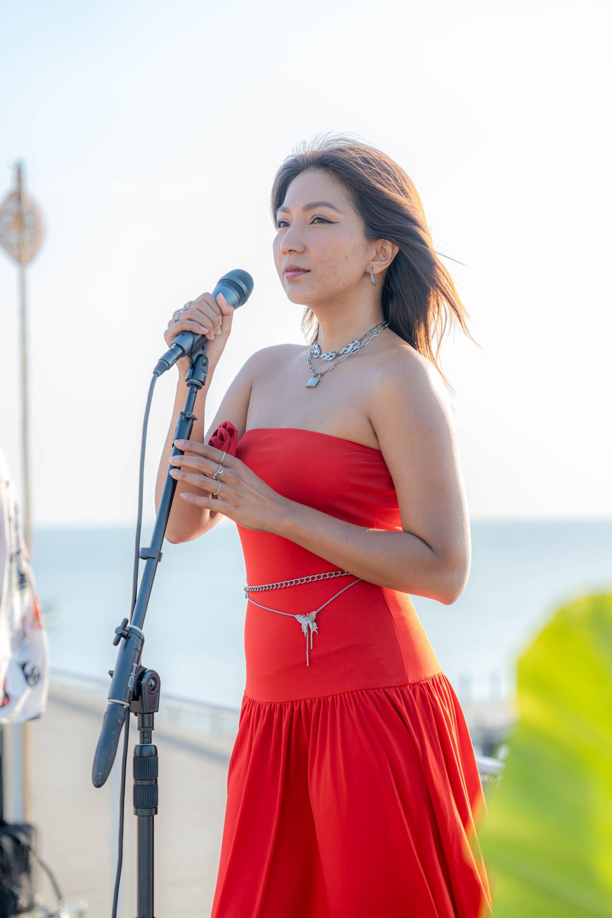 Live band performance in Kep