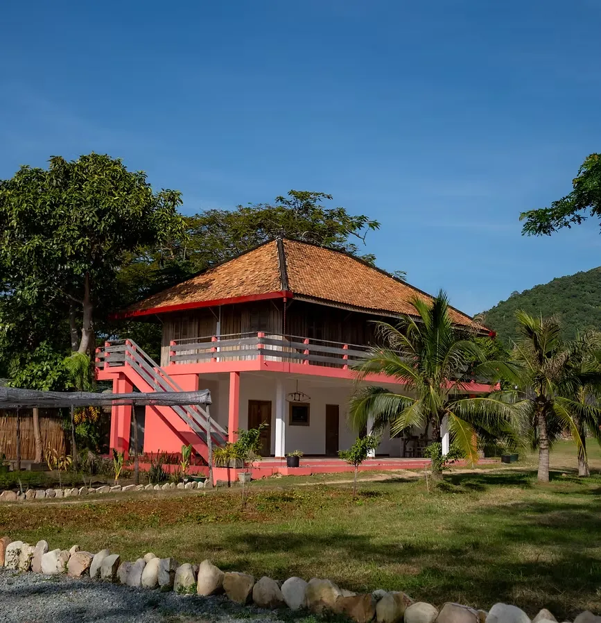 The artist residency house in Kep